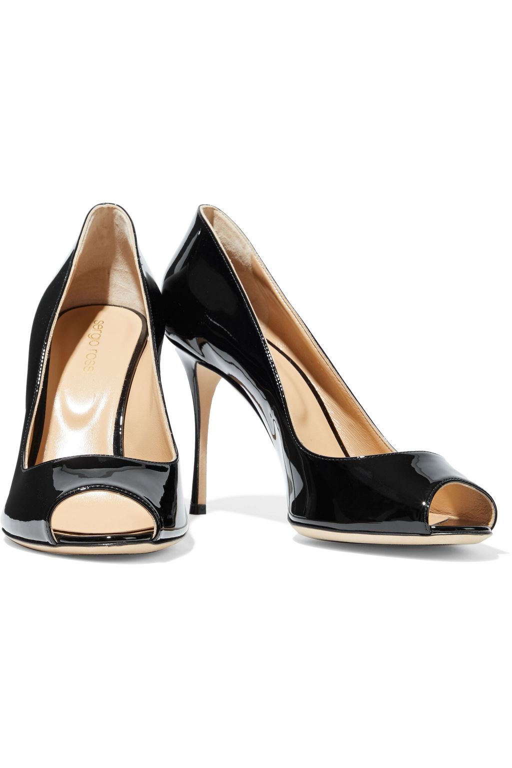 SERGIO ROSSI Patent-leather pumps