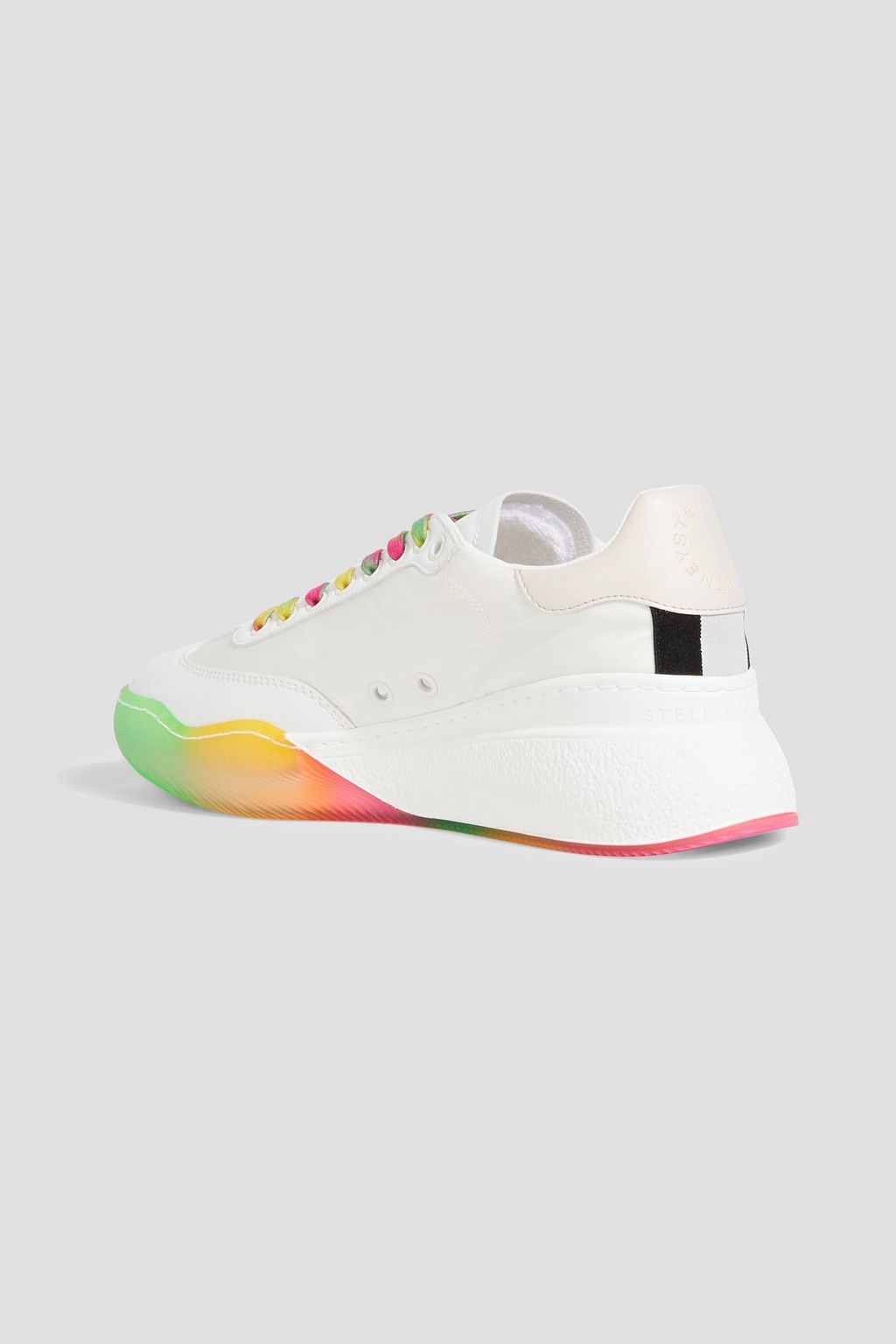 STELLA MCCARTNEY Loop shell and faux leather sneakers