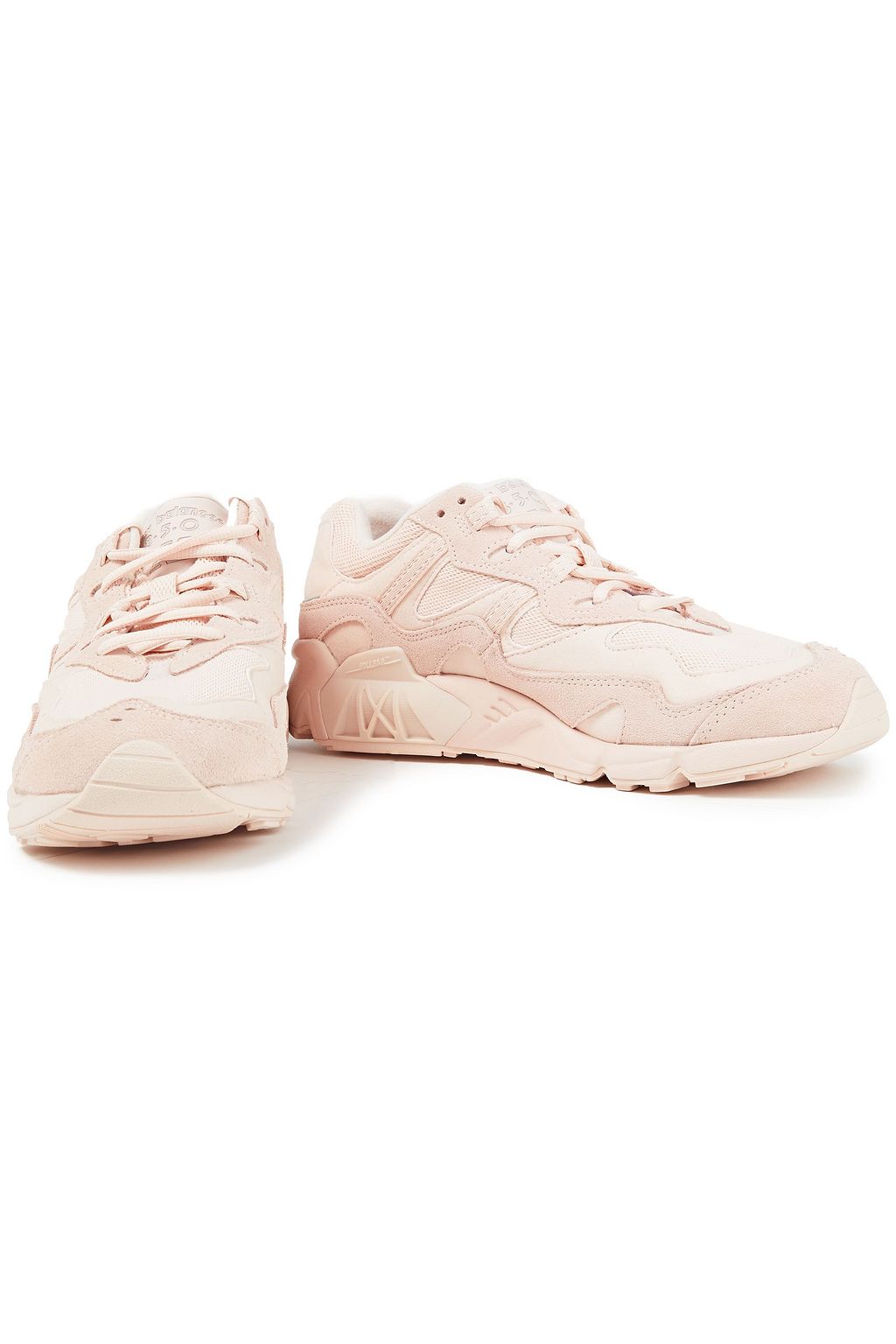 NEW BALANCE Mesh and suede sneakers