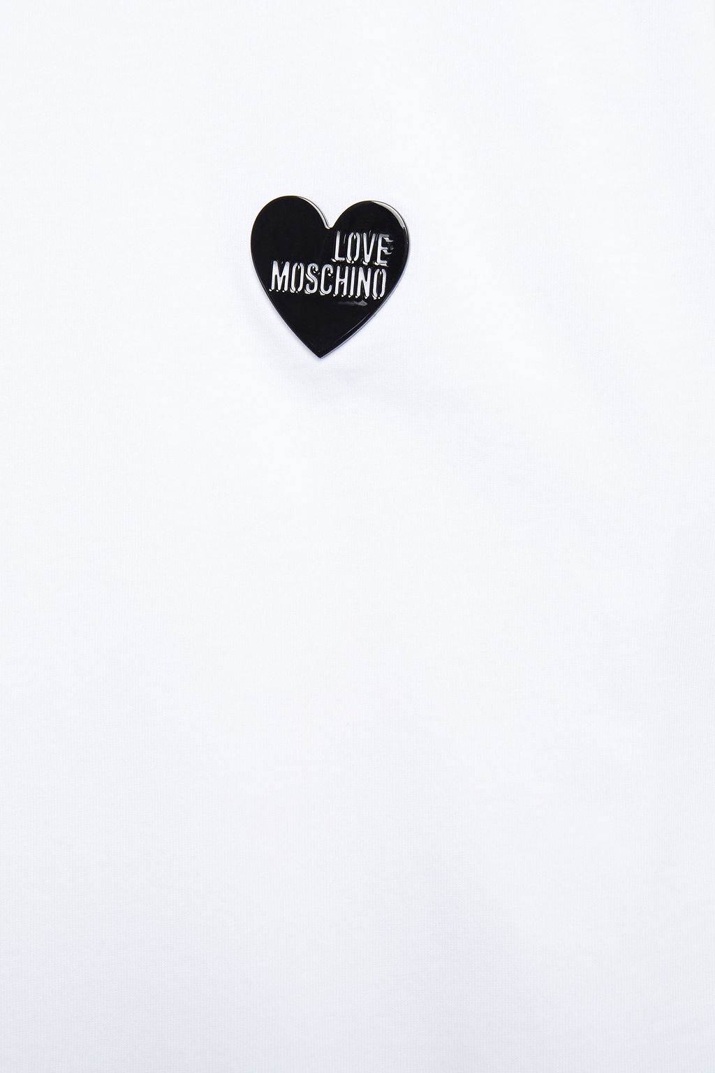 LOVE MOSCHINO Appliquéd cotton-jersey T-shirt