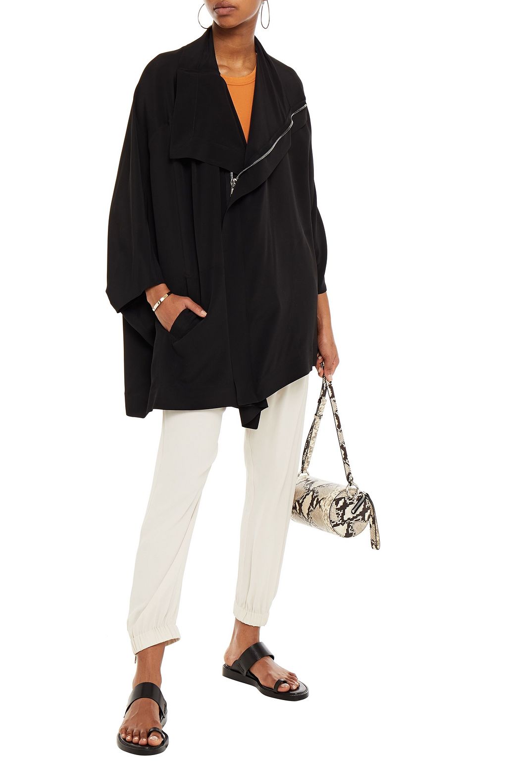 RICK OWENS Cape aus Crêpe