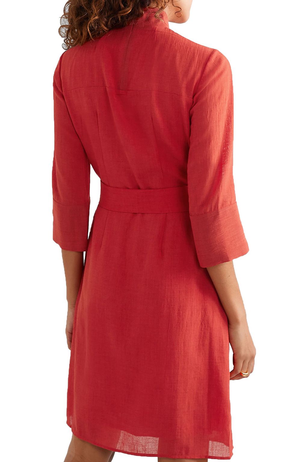 CEFINN Ada belted voile dress