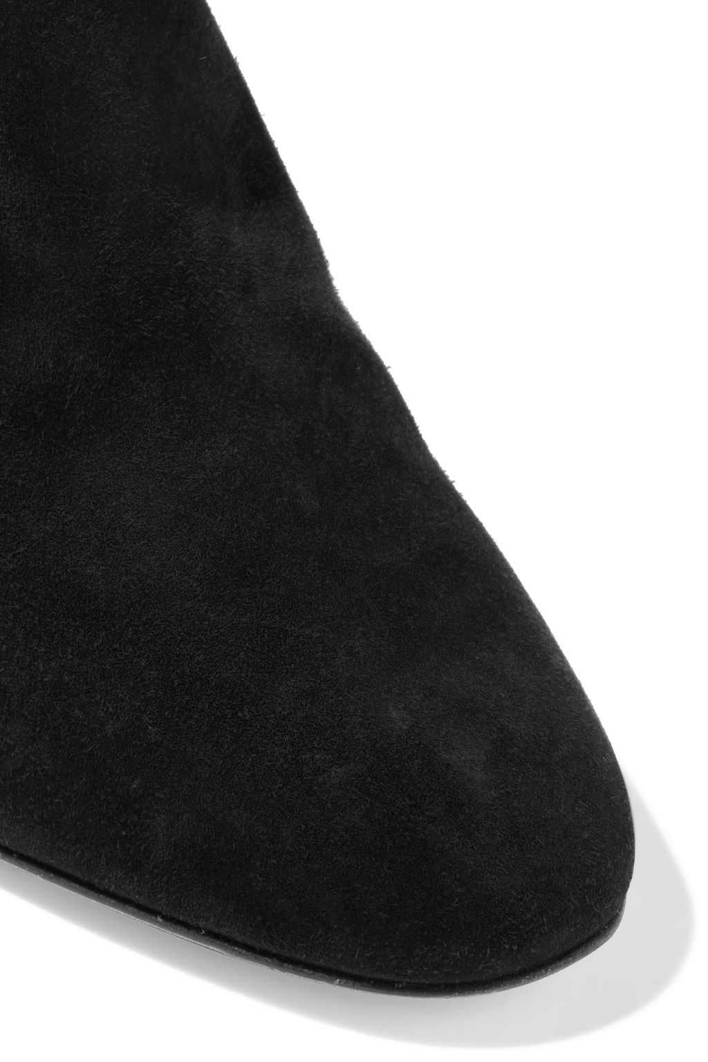 SERGIO ROSSI Elettra studded suede ankle boots