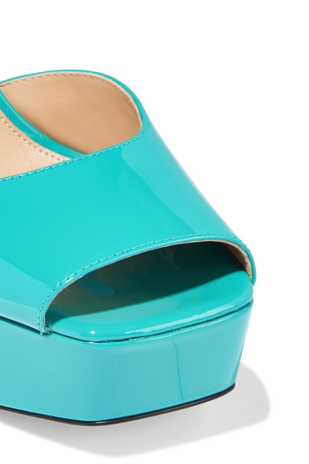 SERGIO ROSSI sr Milano 90 patent-leather platform sandals