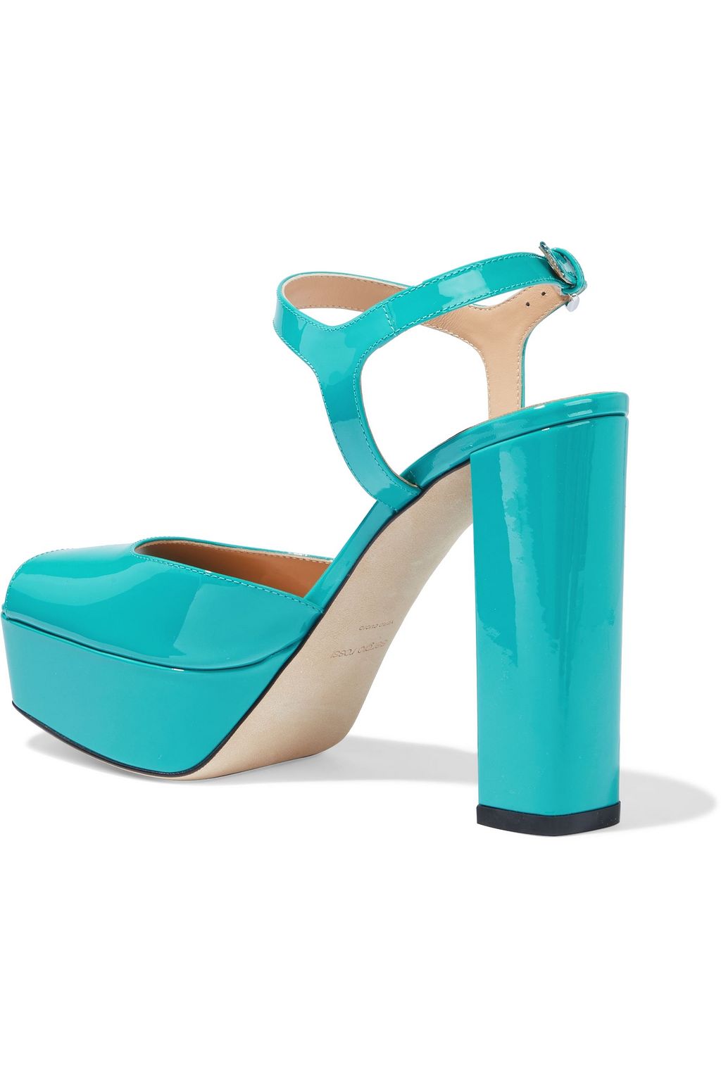SERGIO ROSSI sr Milano 90 patent-leather platform sandals