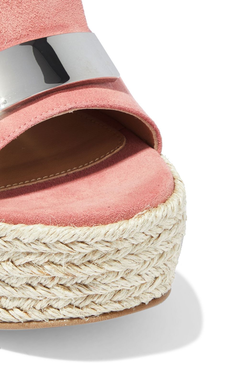 SERGIO ROSSI sr1 suede platform espadrille sandals