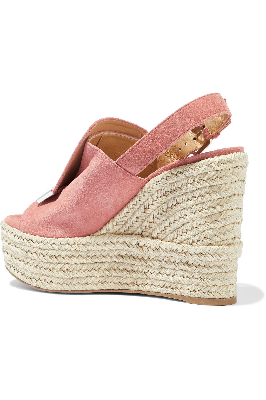 SERGIO ROSSI sr1 suede platform espadrille sandals