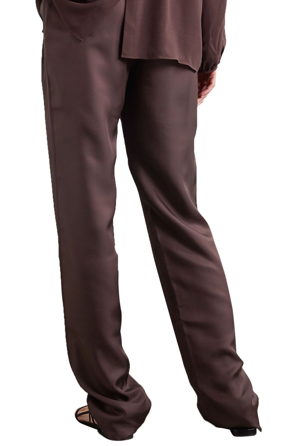 TOVE Remi silk-crepon straight-leg pants
