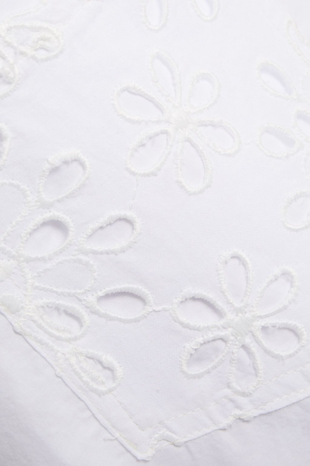 LOVE MOSCHINO Broderie anglaise cotton-blend shorts