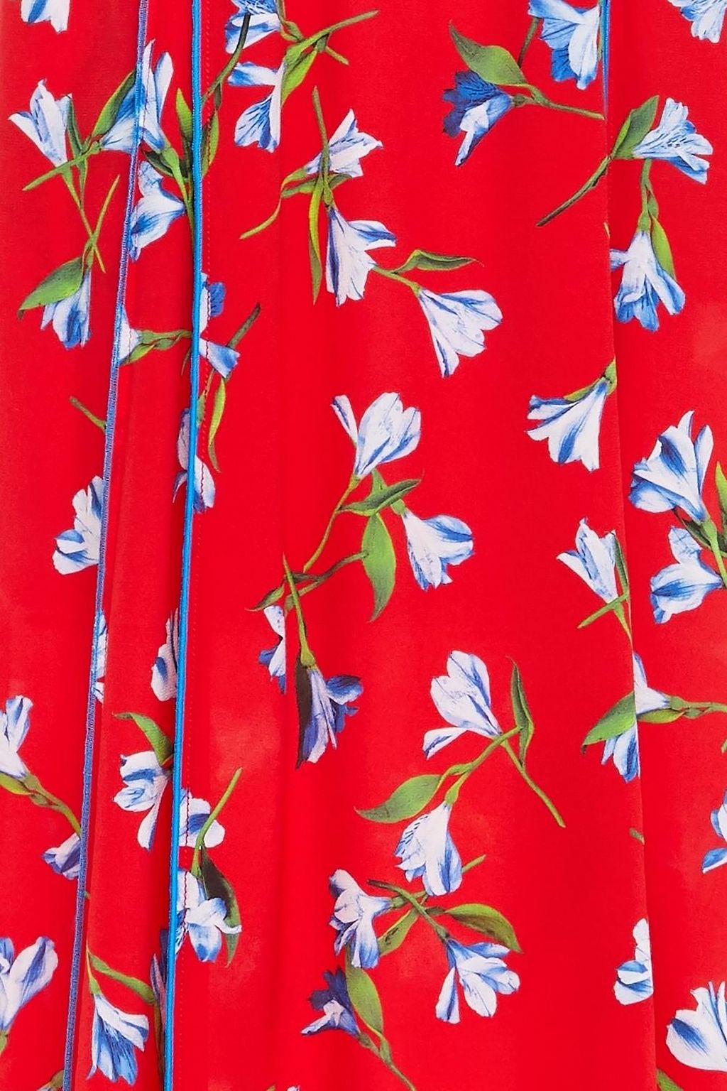 RAG & BONE Hugo Midikleid aus Crêpe de Chine aus Seide mit floralem Print