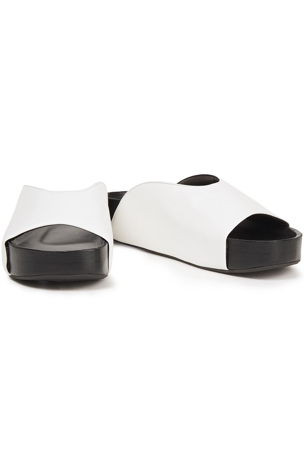 SIMON MILLER Leather platform sandals