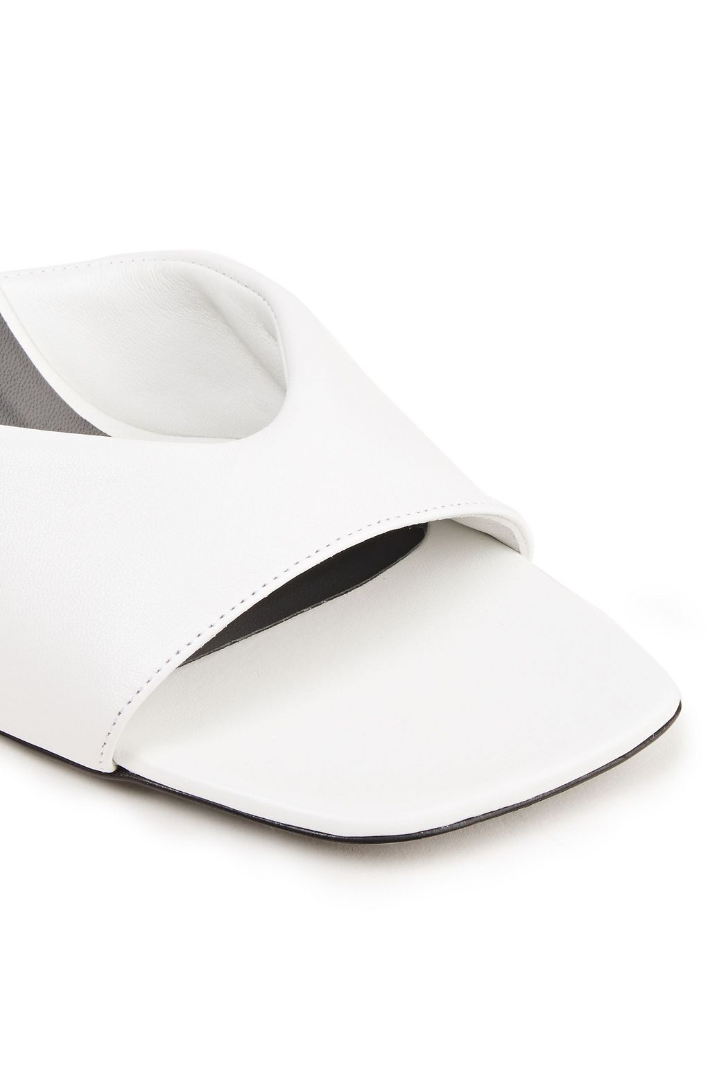 SIMON MILLER Padded leather mules
