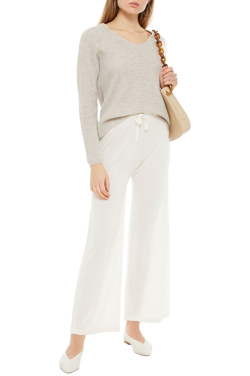 N.PEAL Ribbed cashmere sweater