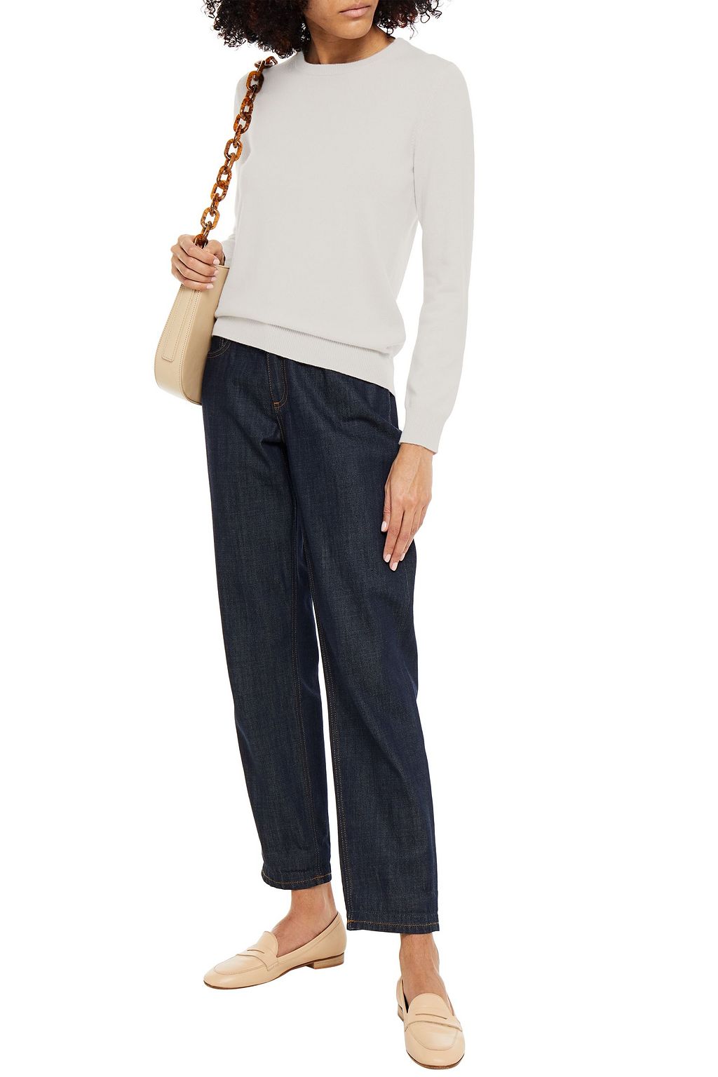 N.PEAL Mélange cashmere sweater