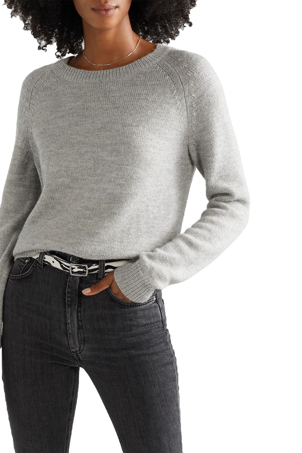 NILI LOTAN Vesey merino wool and alpaca-blend sweater