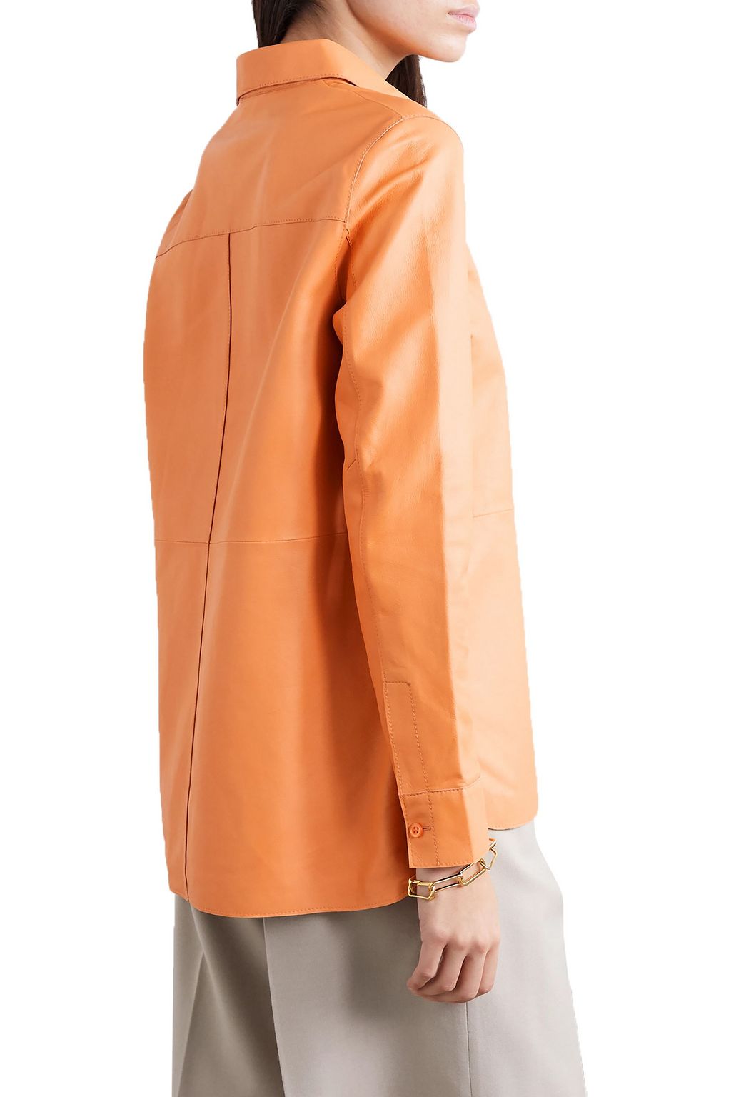 STAND STUDIO Gabi leather shirt