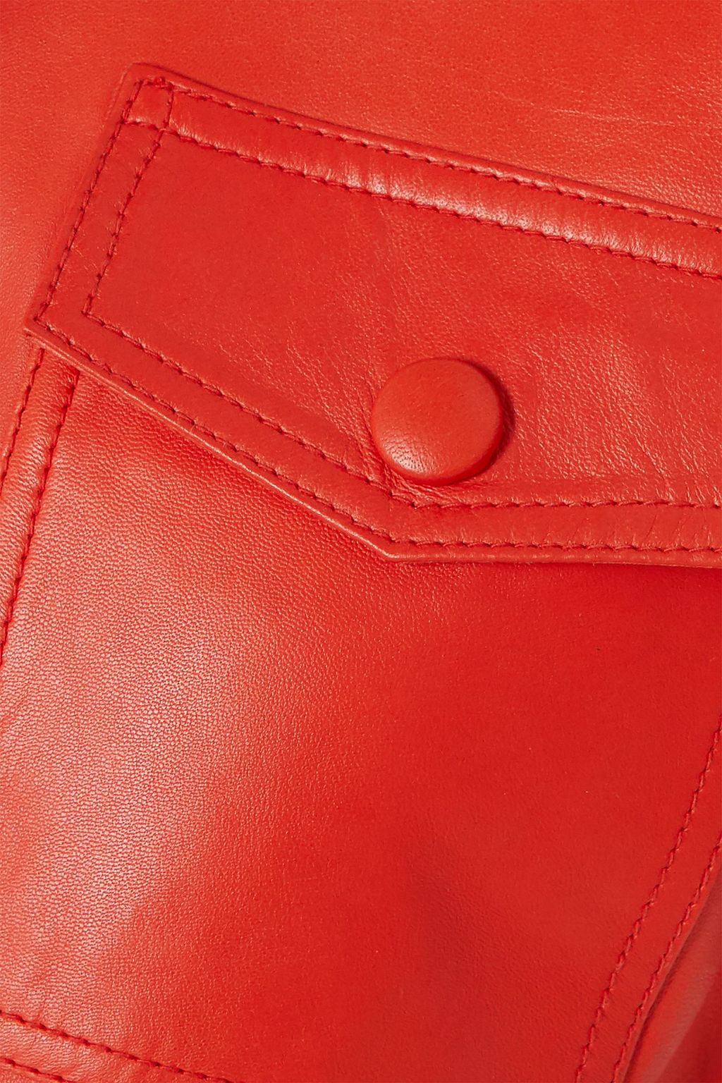 STAND STUDIO Danna leather shirt