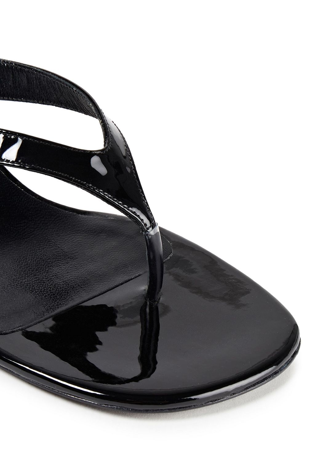 SIMON MILLER Crystal-embellished suede sandals