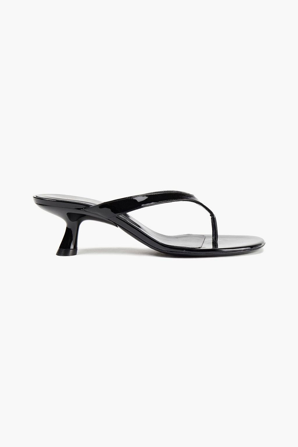 Black Beep patent-leather sandals | Sale up to 70% off | THE OUTNET ...