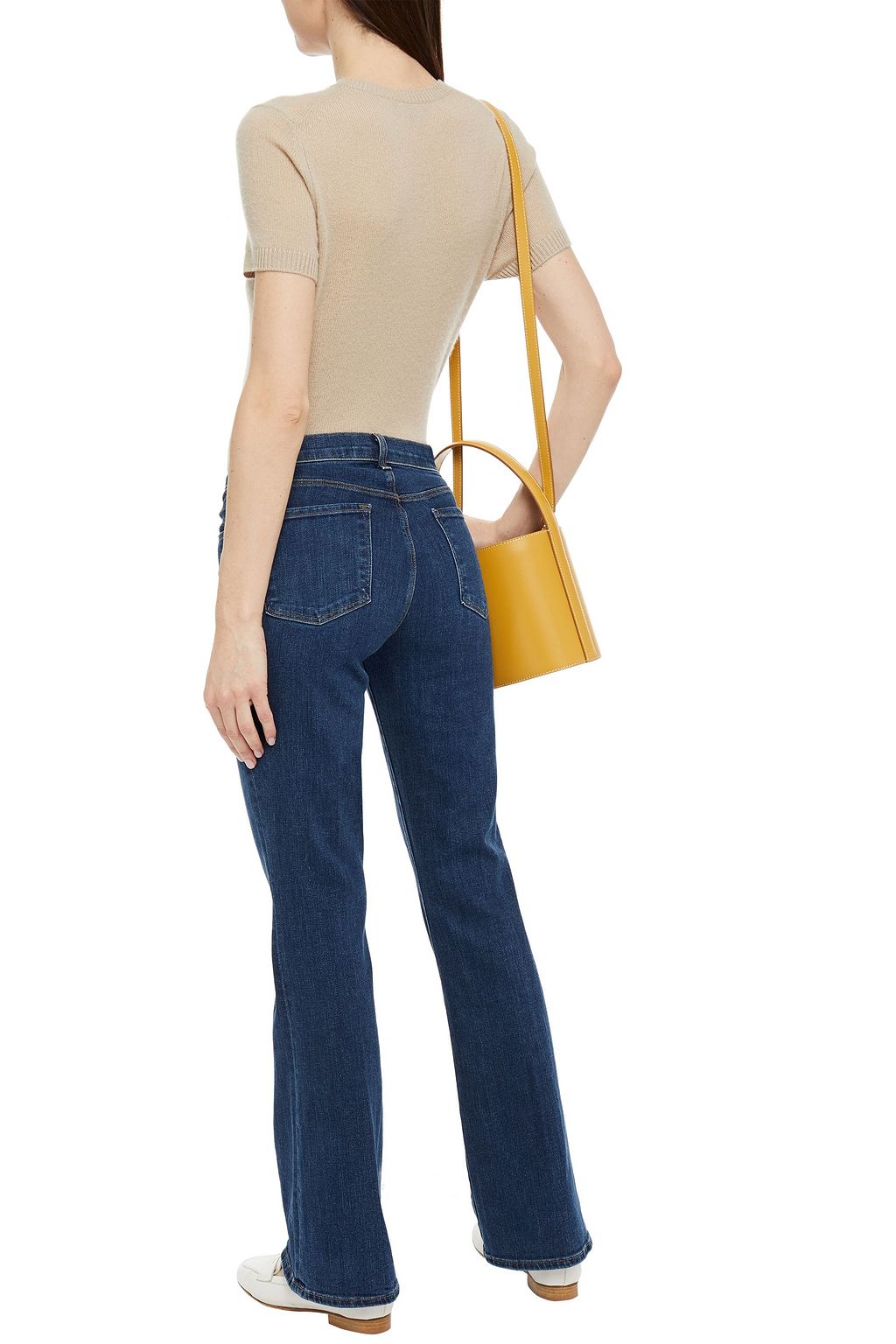 J BRAND Sallie faded mid-rise bootcut jean