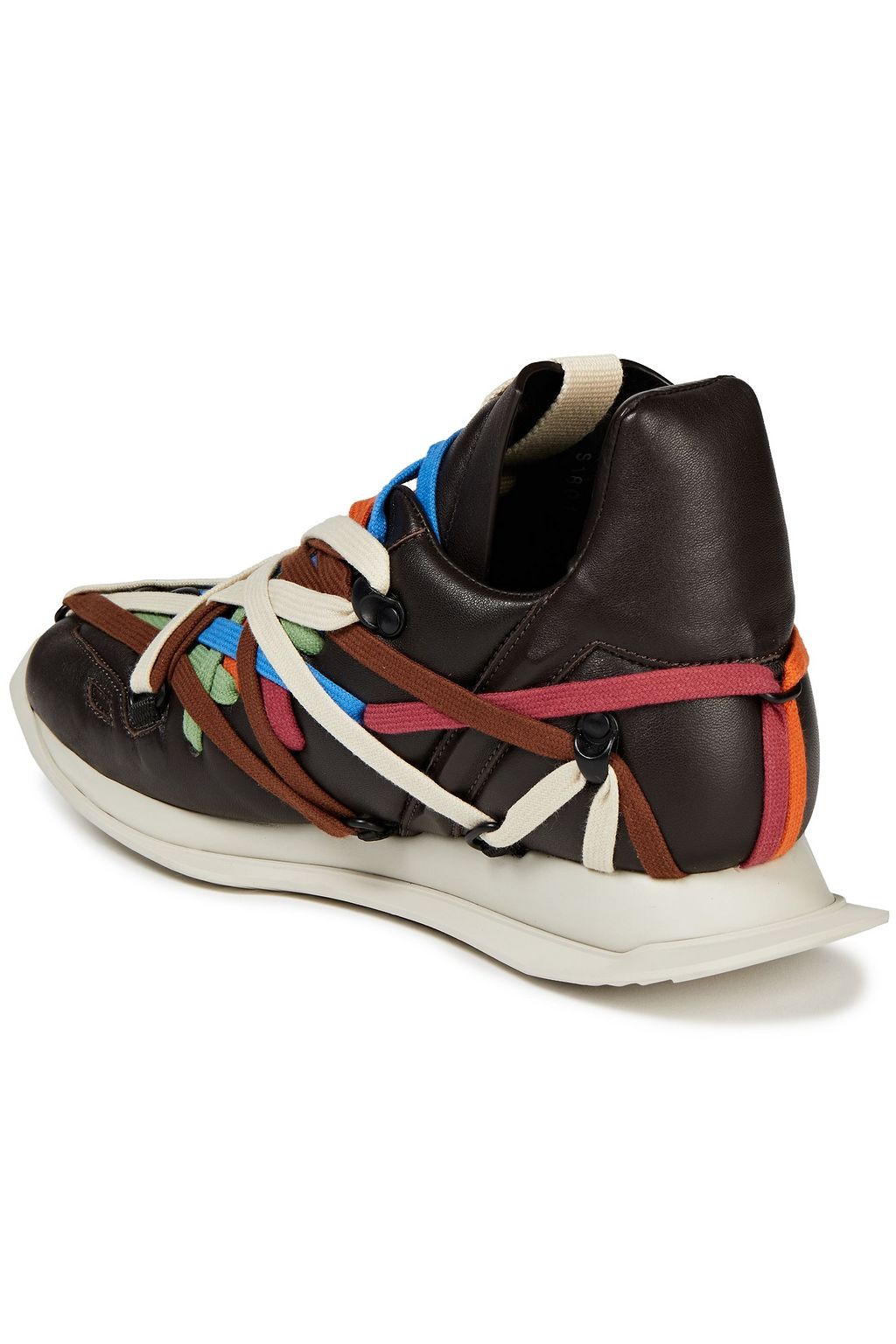 RICK OWENS Leather sneakers