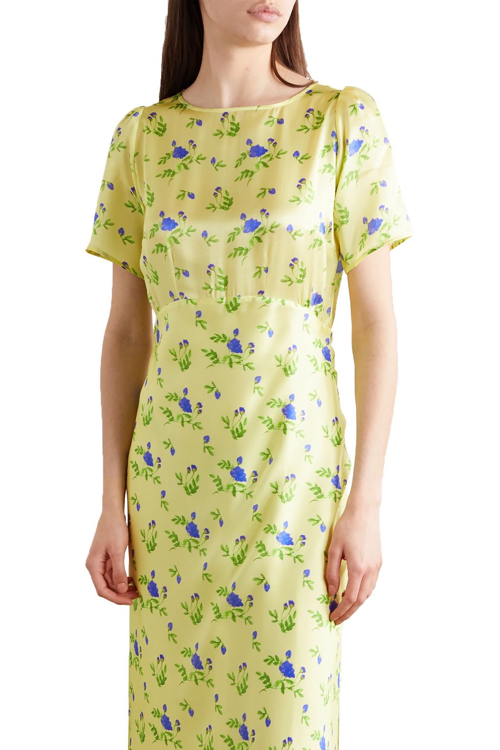 BERNADETTE Jane floral-print silk-satin maxi dress