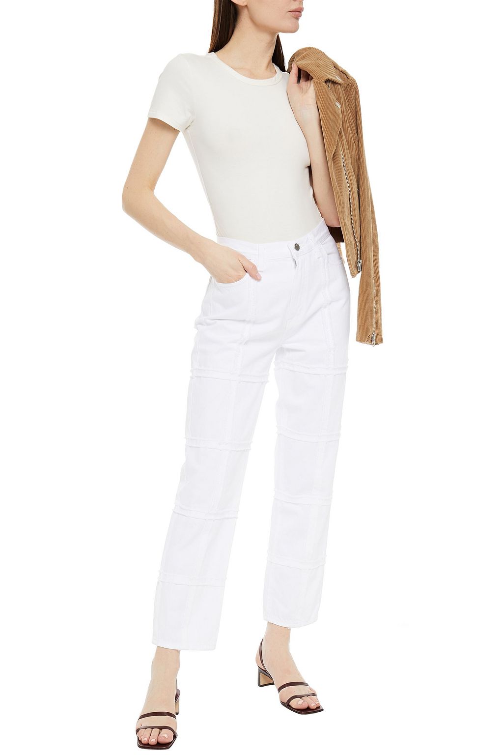 J BRAND Jules high-rise straight-leg jeans