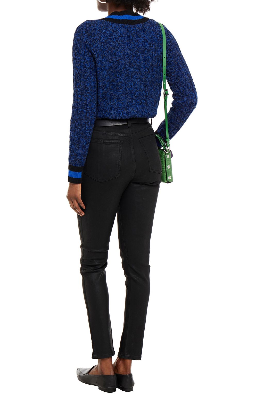 RAG & BONE Nina coated high-rise skinny jeans