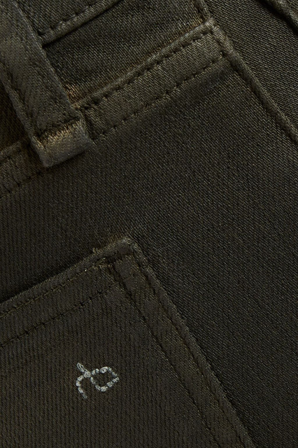 RAG & BONE Nina coated high-rise skinny jeans
