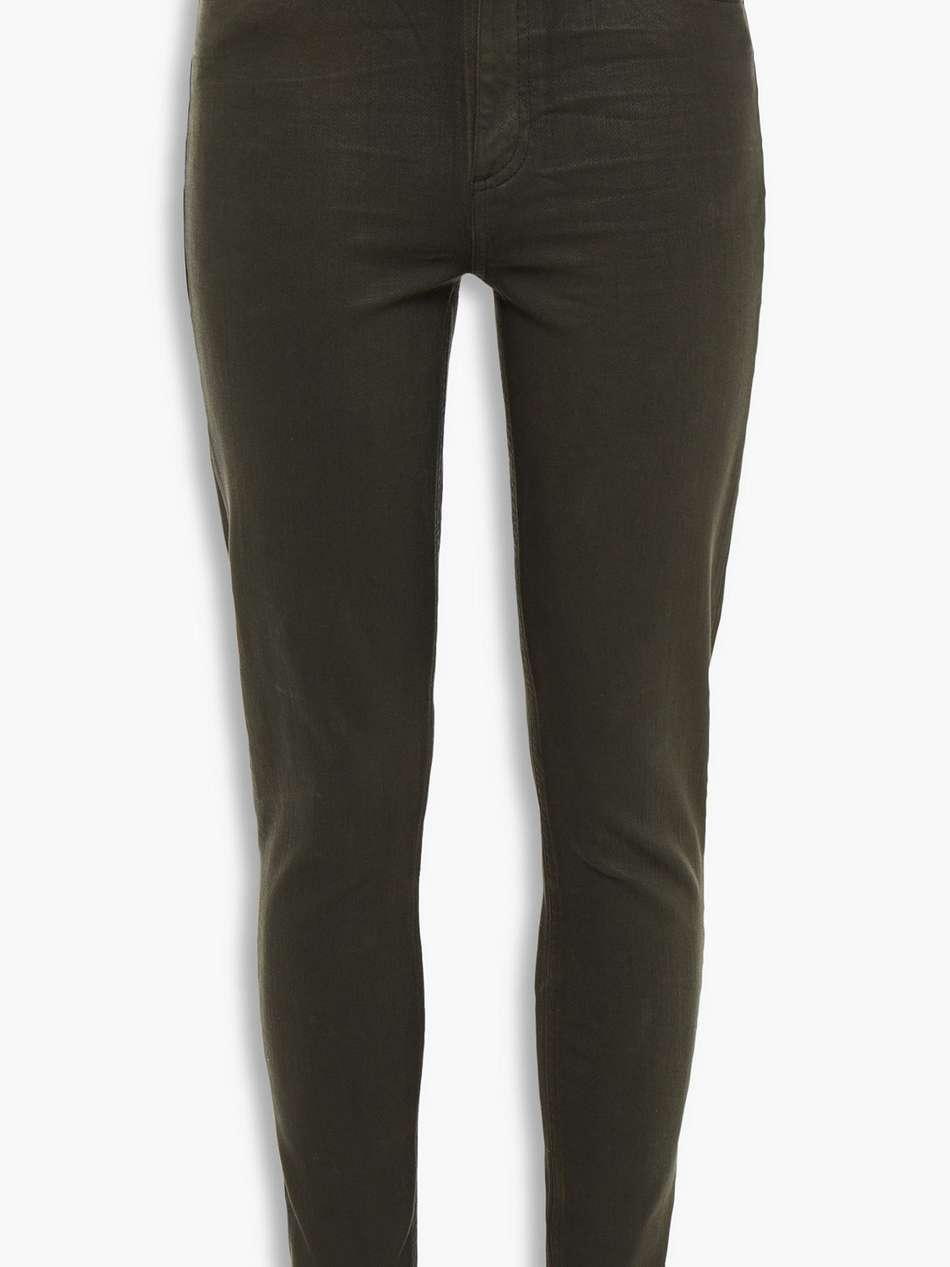 nina coated high-rise skinny jeans