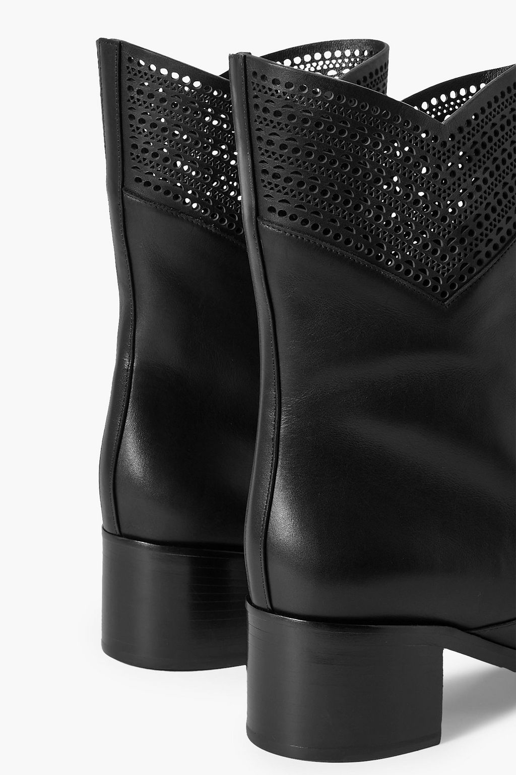 ALAÏA 45 lasercut leather ankle boots THE