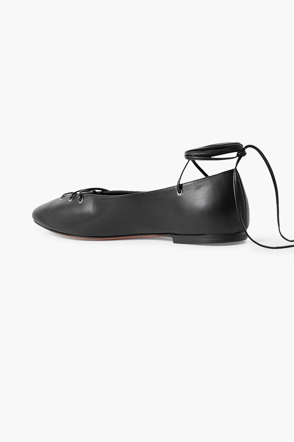 ALAÏA Leather ballet flats | THE OUTNET