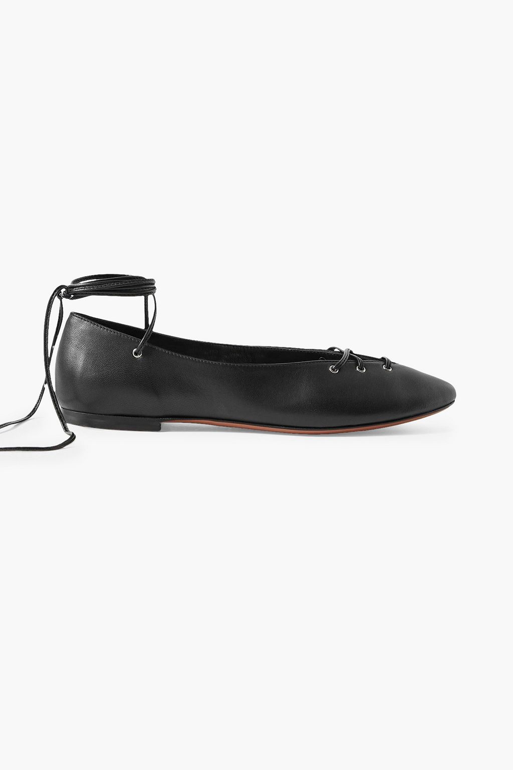 ALAÏA Leather ballet flats | THE OUTNET