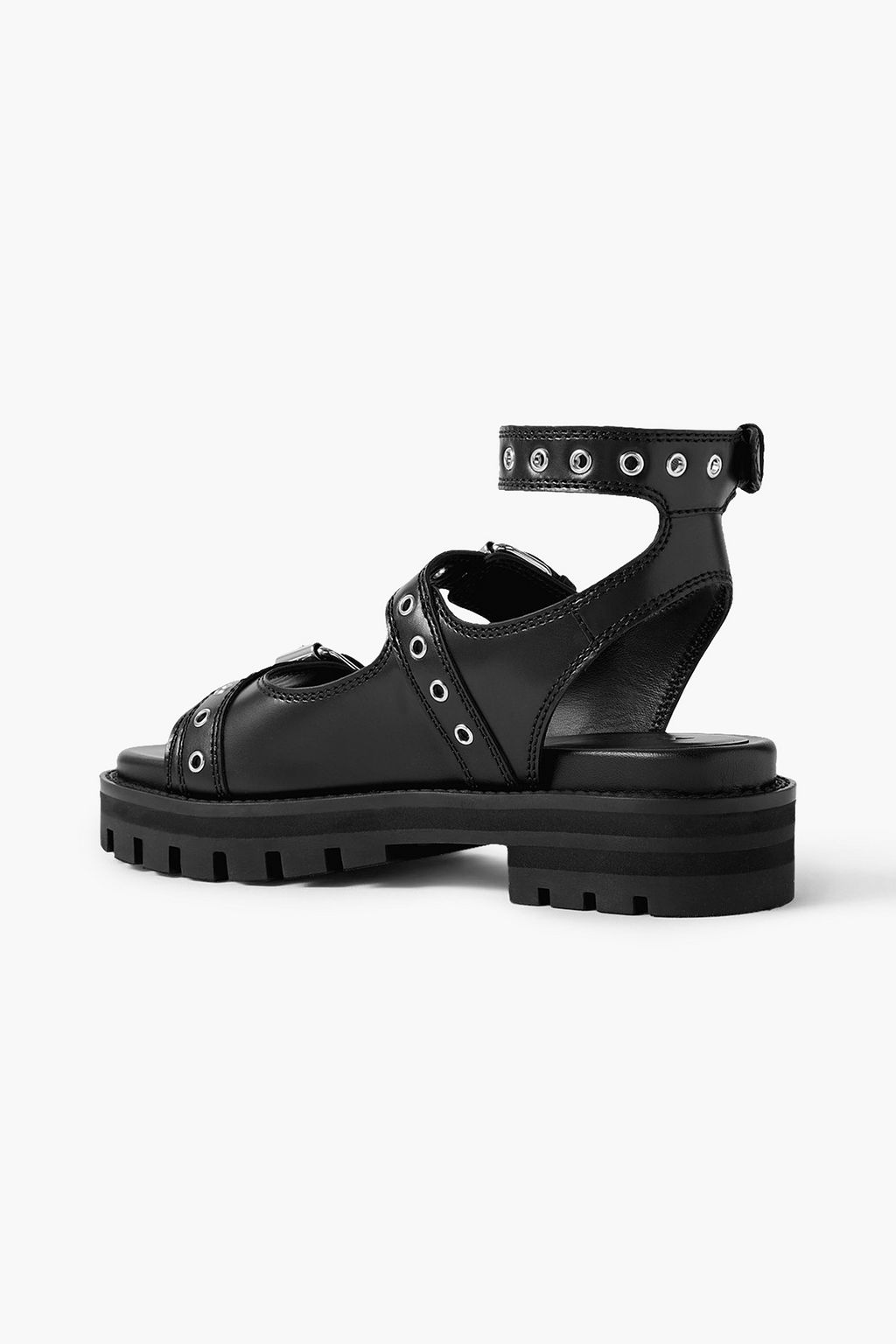 ALAÏA 30 eyeletembellished leather sandals THE