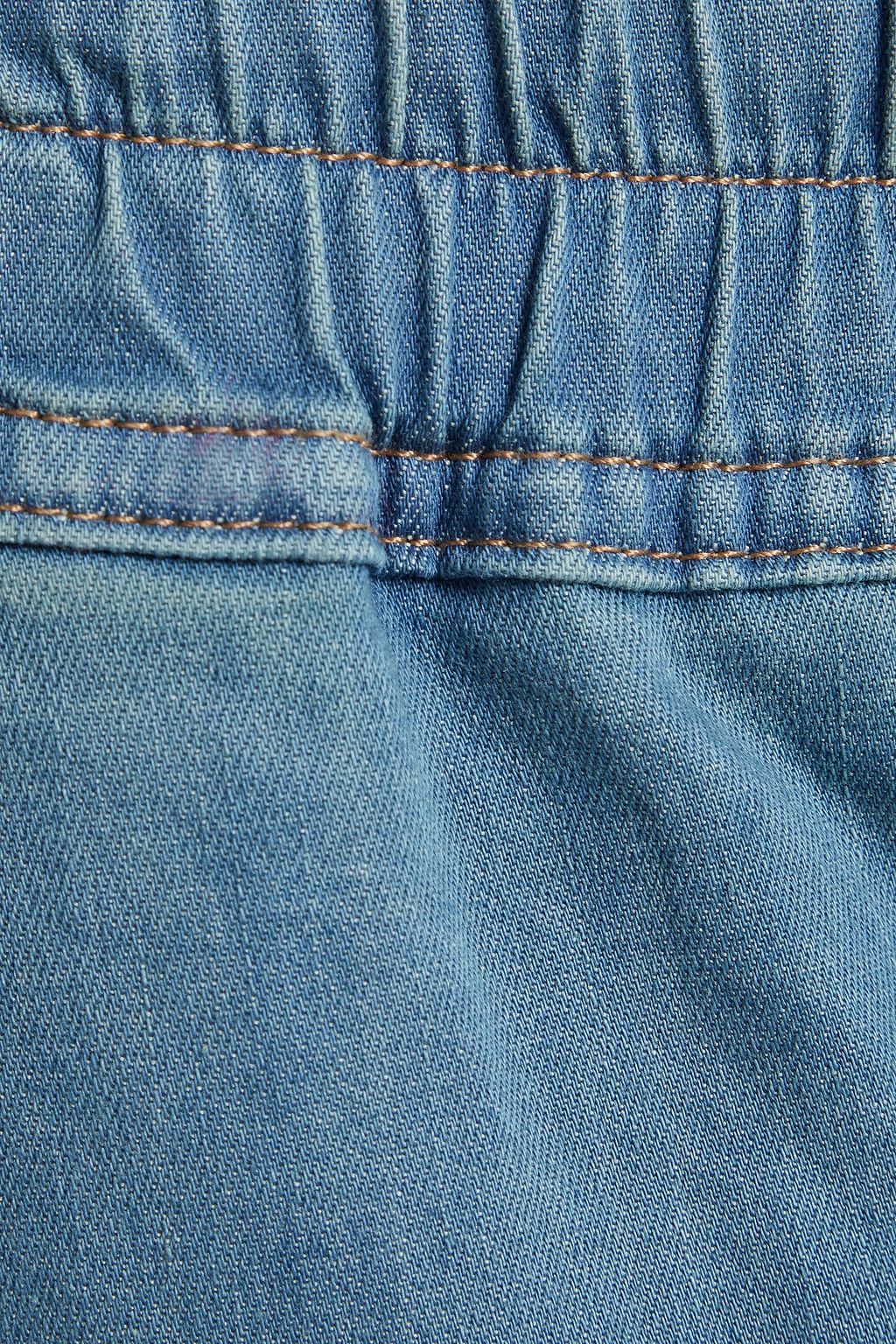DRKSHDW BY RICK OWENS Cropped high-rise wide-leg jeans