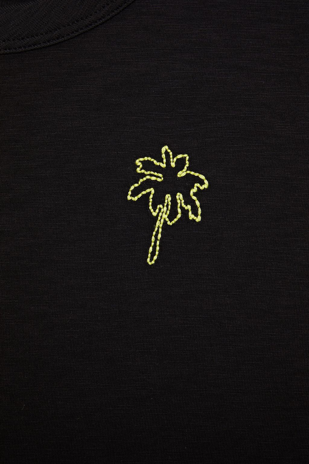 RAG & BONE Embroidered Pima cotton-jersey T-shirt
