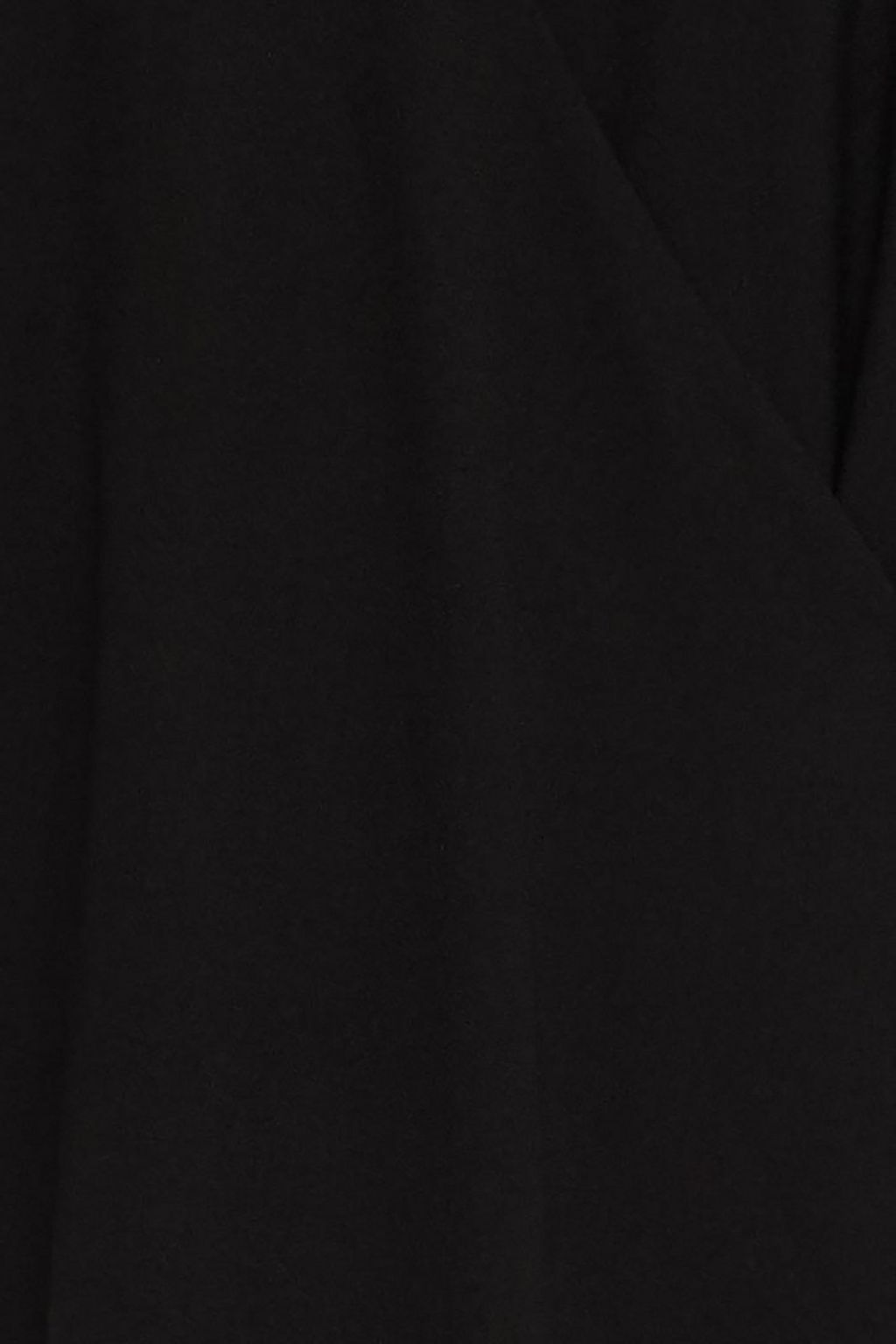 GANNI Crepe midi wrap dress