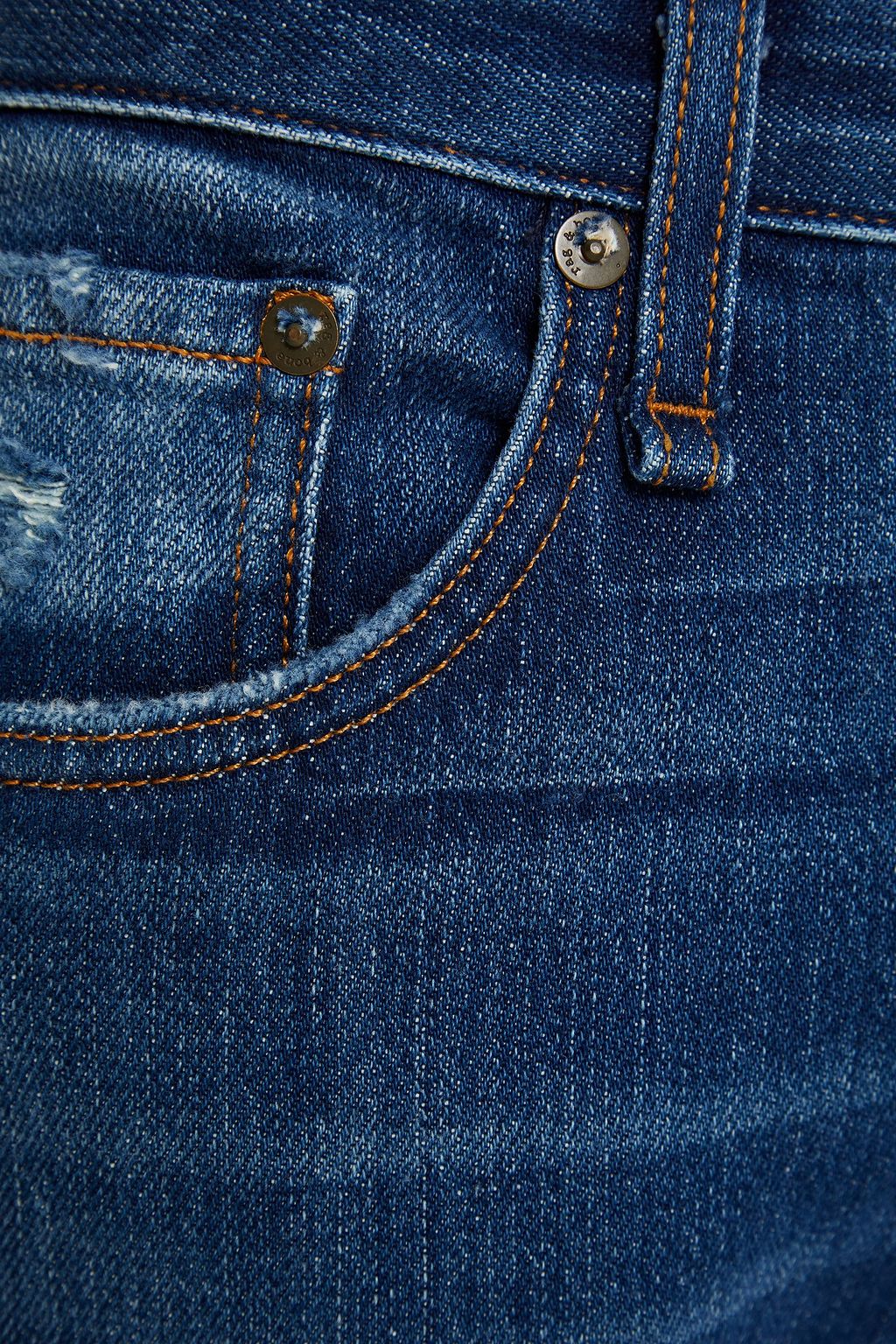 RAG & BONE Rosa distressed boyfriend jeans