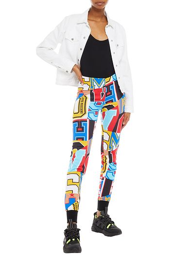 moschino tape cuffed track pants