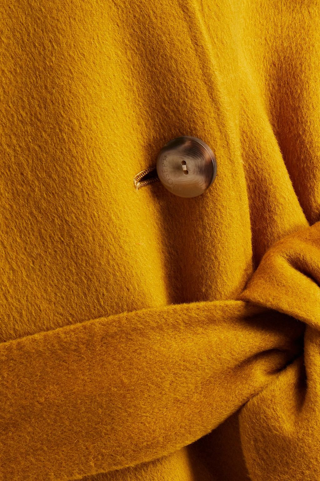 JOSEPH Double-breasted wool and cashmere-blend coat