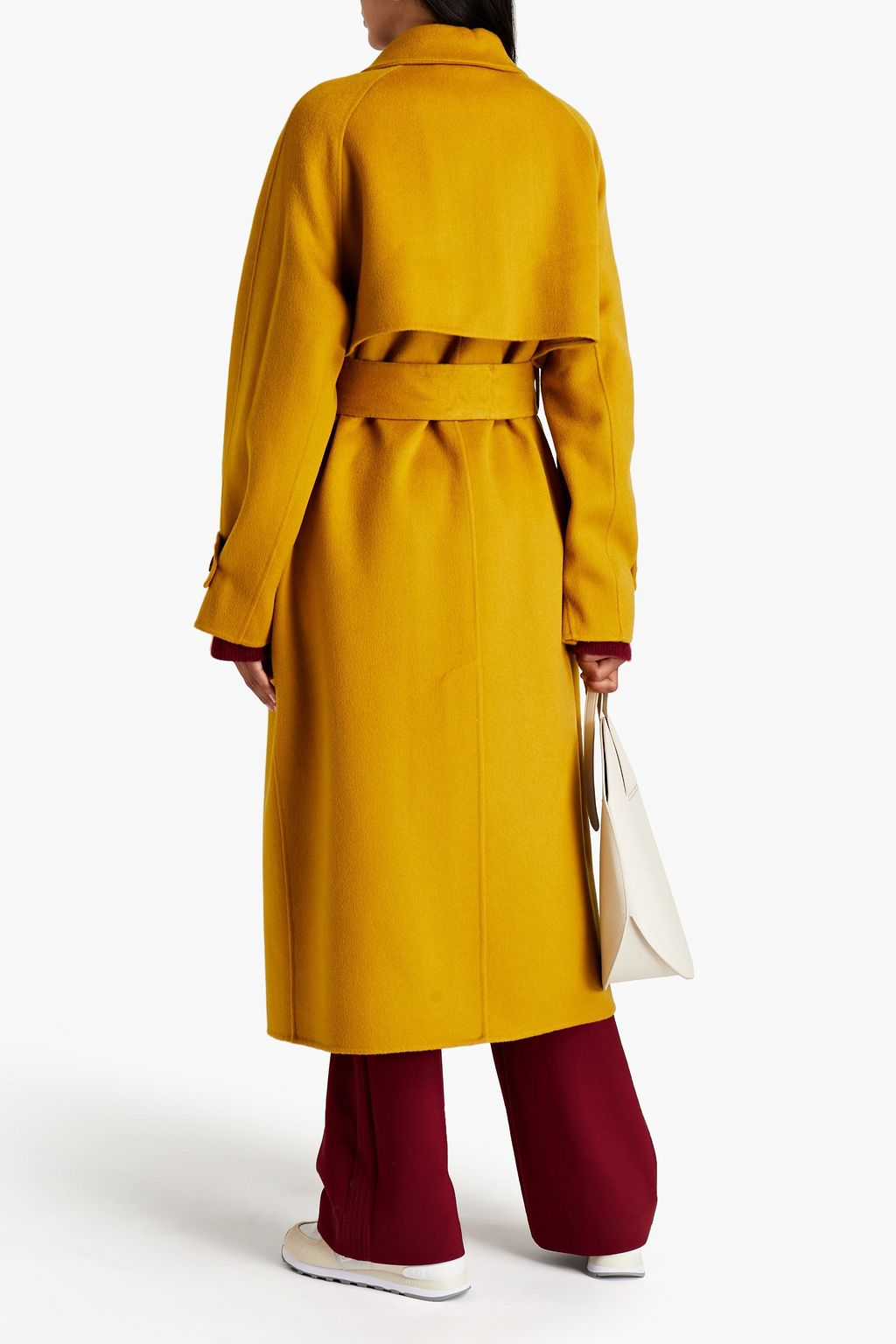 JOSEPH Double-breasted wool and cashmere-blend coat