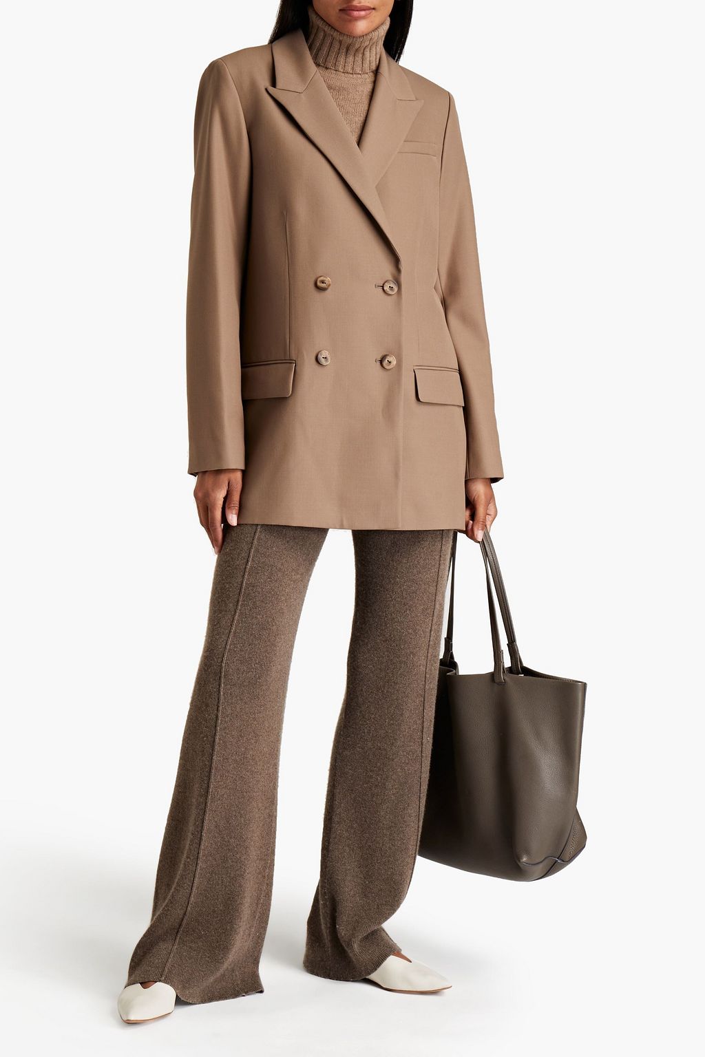 JOSEPH Joni double-breasted woven blazer