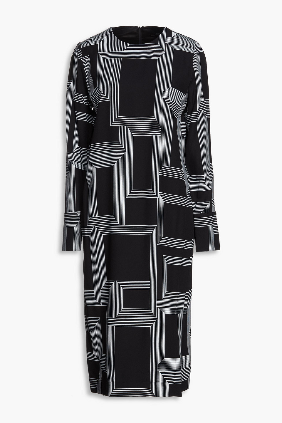 Darlan printed crepe midi dress