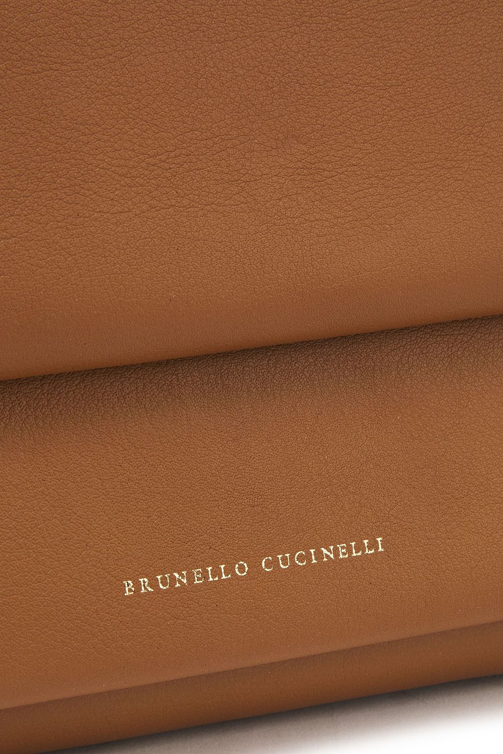 BRUNELLO CUCINELLI Bead-embellished leather shoulder tote