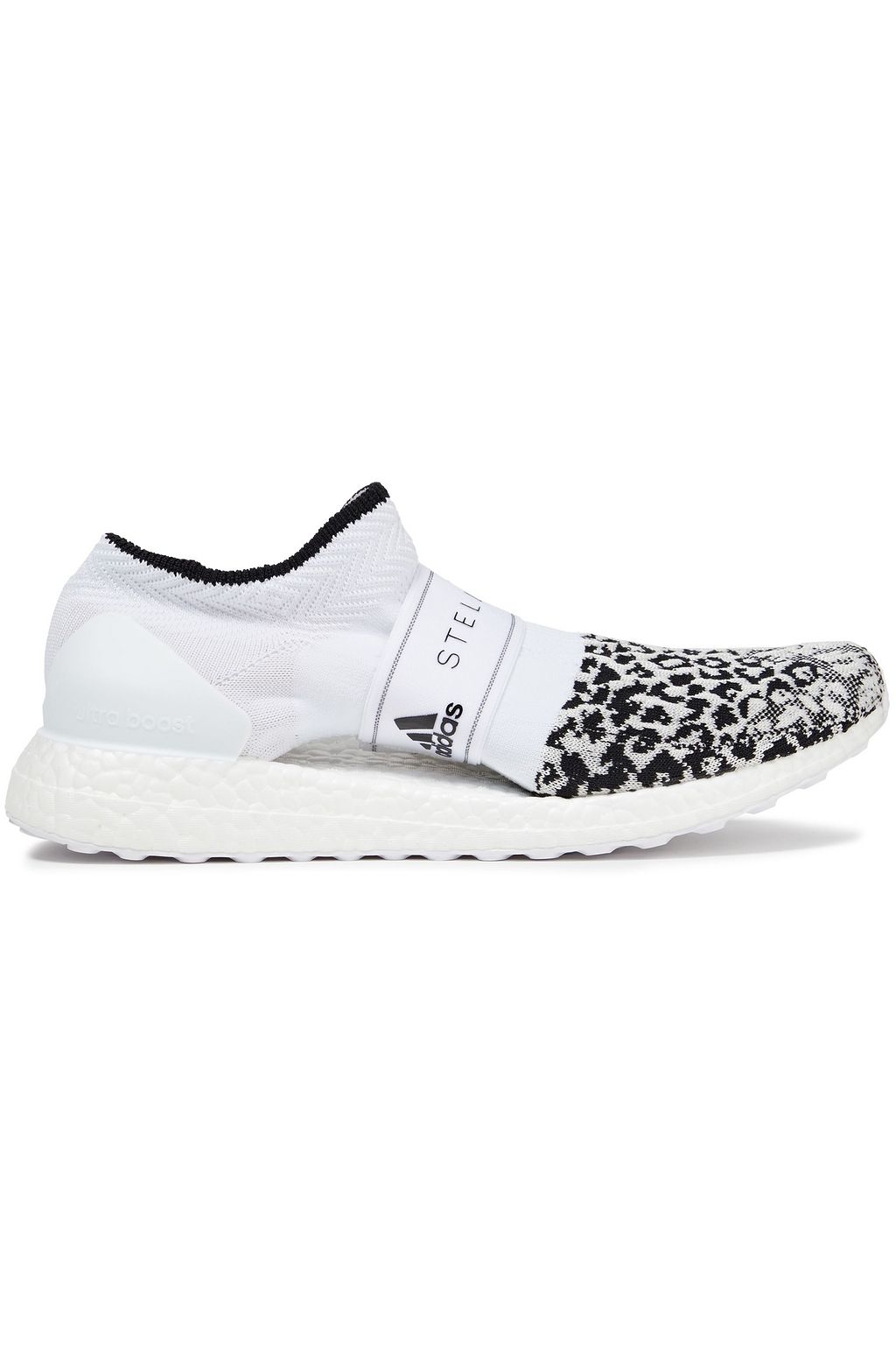 ホワイト ネオントリム レオパードジャカード メッシュ スニーカー The Outnet Adidas By Stella Mccartney The Outnet ホワイト ネオントリム レオパードジャカード メッシュ スニーカー The Outnet Adidas By Stella Mccartney The Outnet