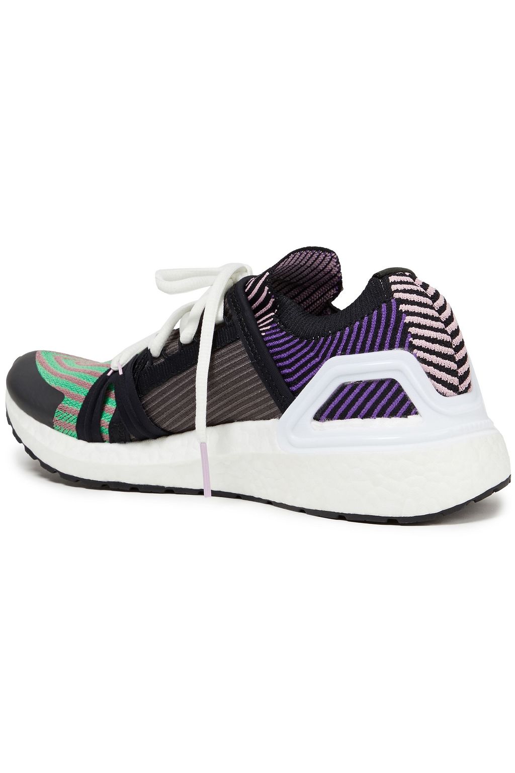 ADIDAS BY STELLA MCCARTNEY Paneled striped knitted sneakers