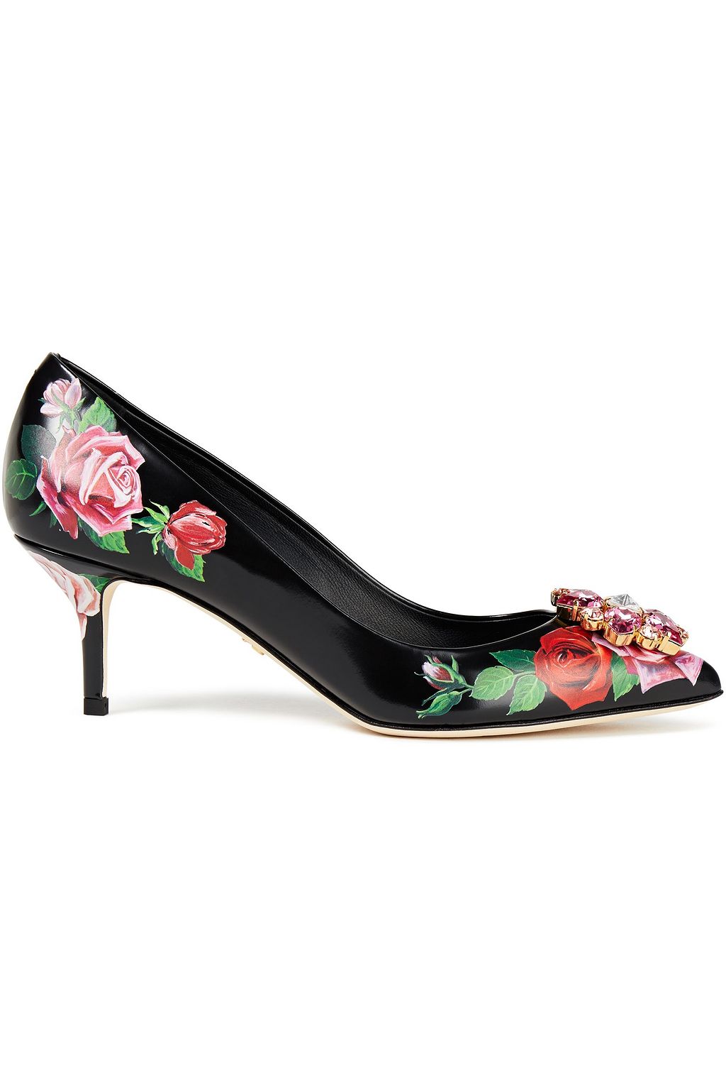 dolce and gabbana floral heels