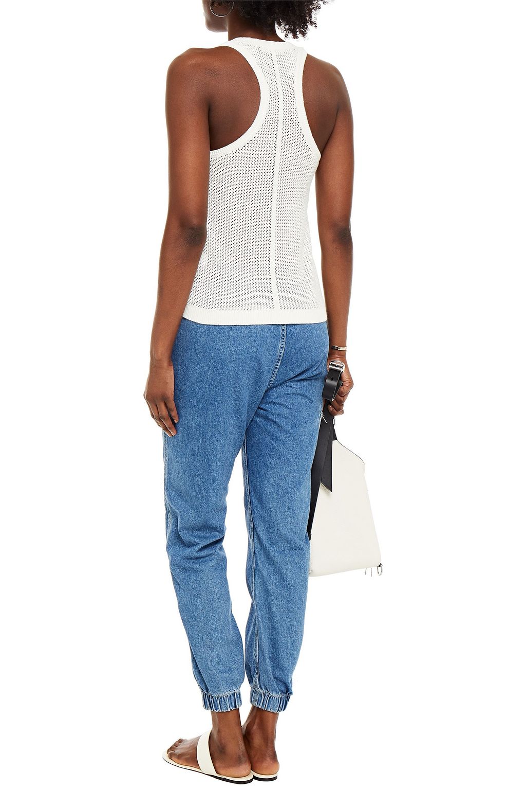RAG & BONE Open-knit cotton tank
