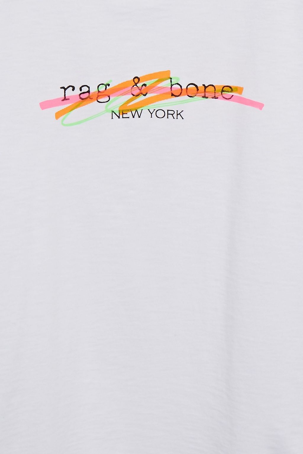 RAG & BONE Printed Pima cotton-jersey T-shirt