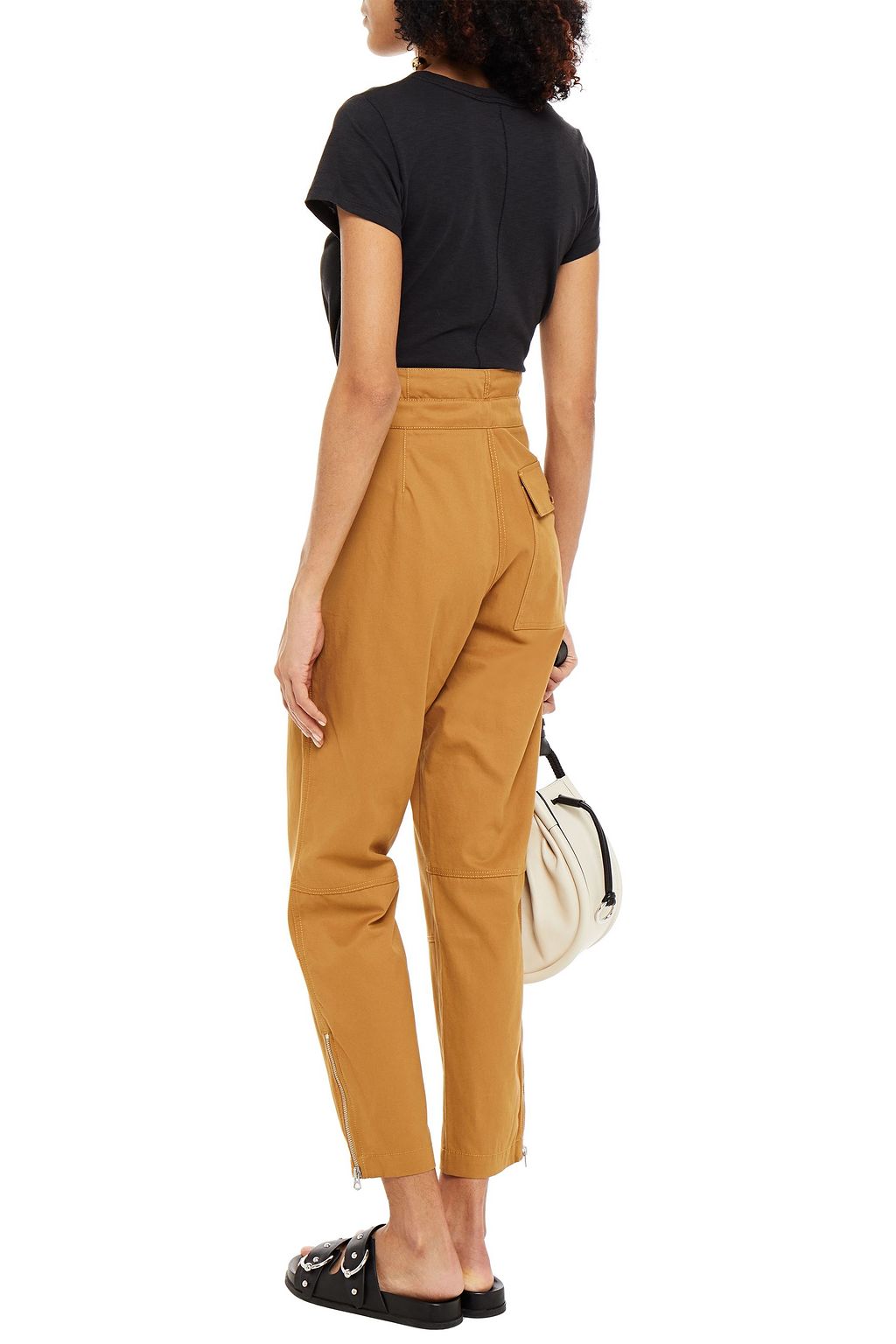 RAG & BONE Hunter belted cotton-twill tapered pants